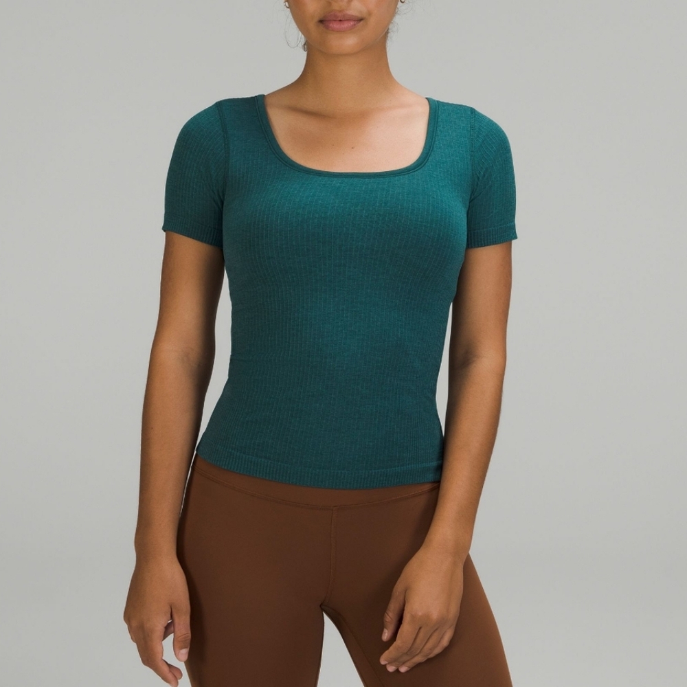 Ebb to Street Short Sleeve Shirt, Green Jasper, Size 4